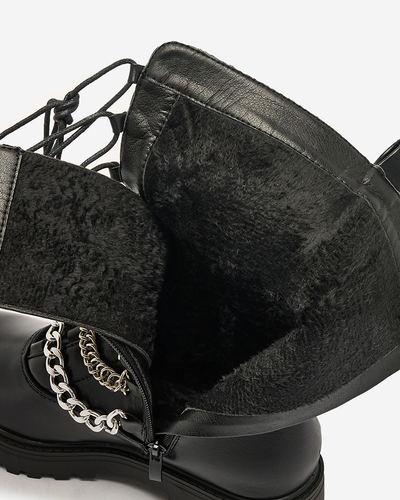 Royalfashion Naiste baggersaapad mustad Goserre