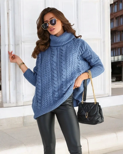 Royalfashion Women's Turtleneck Sweater