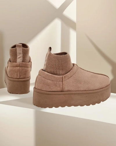 Royalfashion Short women's snow boots Vevello