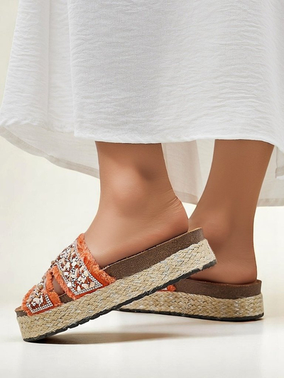 Royalfashion Женские шлёпанцы с украшениями Candy Candy