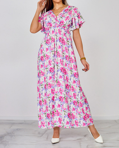 Royalfashion Naiste lilleline midi-kleit