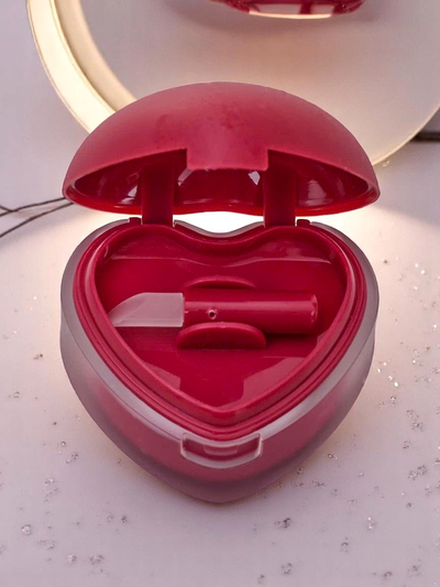 2-in-1 Lip Balm and Blush in a Heart-Shaped Jar RoseWood