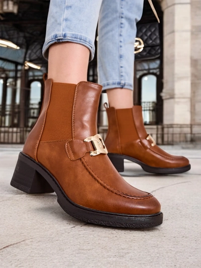 Женские ботильоны Royalfashion с низкими каблуками Ewios