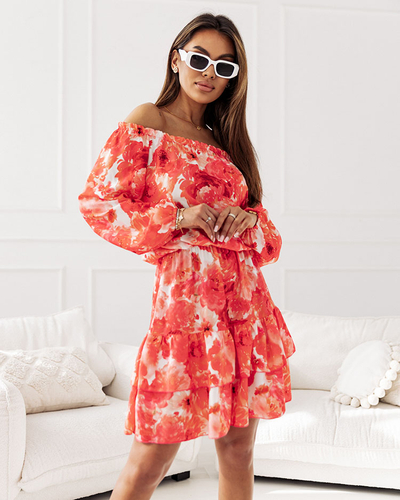 Royalfashion Naiste mini a'la hiszpana lilleline kleit