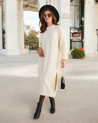 Royalfashion Women's long sweater dress