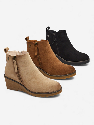 Zarrico Women's Wedge Ankle Boots