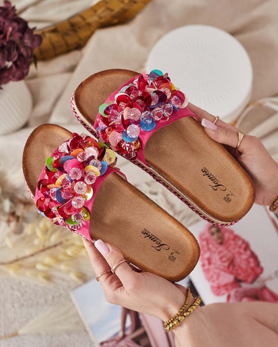 Royalfashion Naiste Loassa strassiga flip-flops