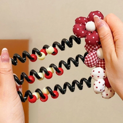 Royalfashion Hair Tie Ribbon Coil