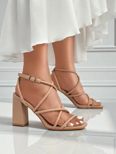 Royalfashion naiste plokkkontsa sandaalid Elysia