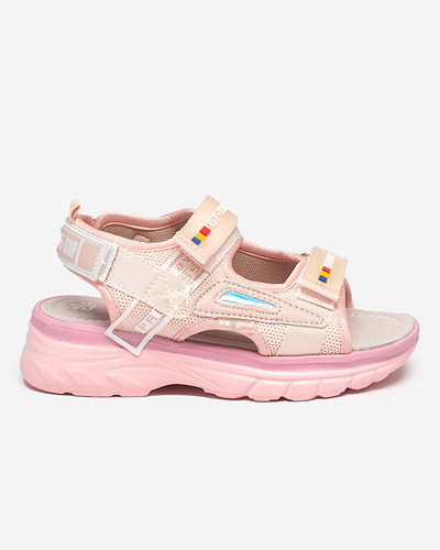 Girls' sandals in pink Umaf- Shoes