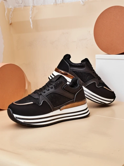 Royalfashion Women's platform sports sneakers Erixo