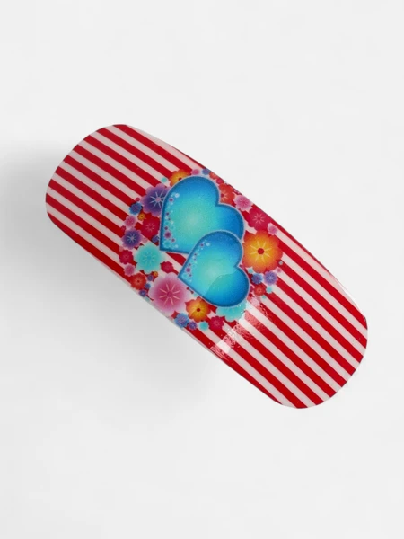 Colorful Children's Hair Clip with Hearts