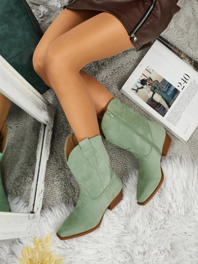 Women's Eco Suede Cowboy Boots SpireHush