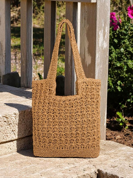 Royalfashion Suur naiste õlakott Sunny Straw