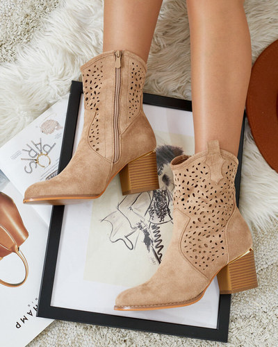 Royalfashion Naiste madala postiga a'la Mozie saapad