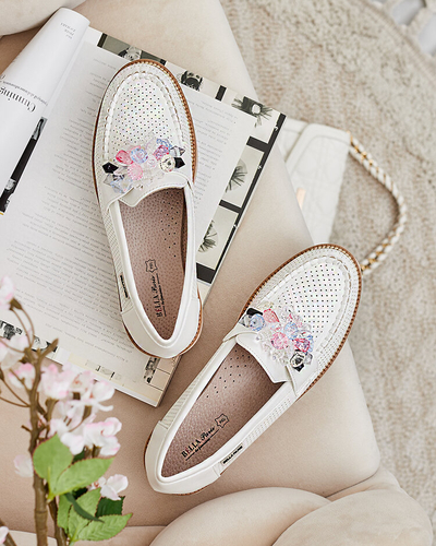 Royalfashion värviliste kividega mokassinad Restea