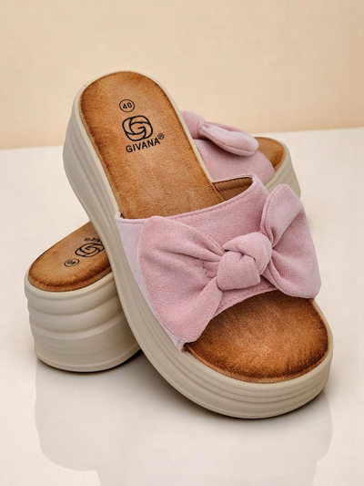 Royalfashion Женские шлёпанцы на платформе Givan
