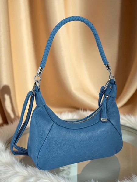 Royalfashion Small Women's Eco-Leather Handbag with Decorative Strap Lacquea