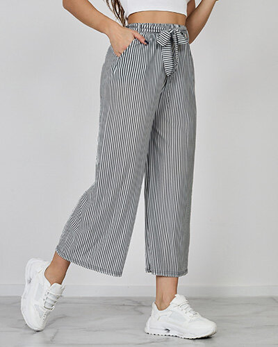 Royalfashion Naiste laiad 7/8 triibulised püksid