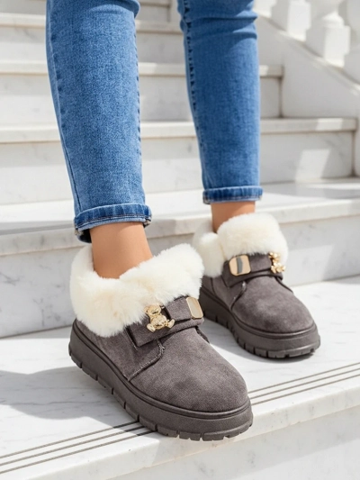 Royalfashion Женские короткие сапоги a'la snow boots Dobis