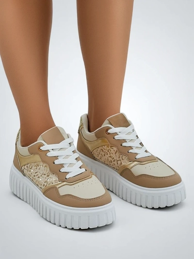 Royalfashion Women's sneakers on a platform Panterr