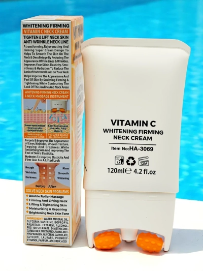 Lifting ja valgust andev kaelakreem masseerijaga