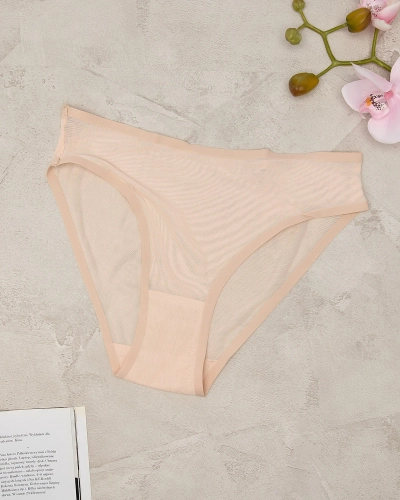 Royalfashion Beige women's mesh panties