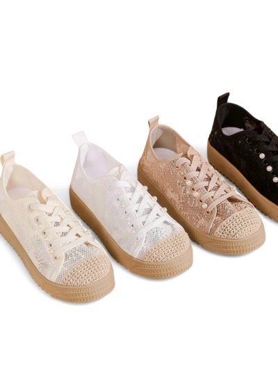 Royalfashion Naiste pitsketsid sequins'idega Nille