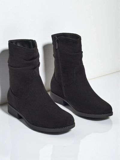 Norvia Women's High Eco Suede Ankle Boots