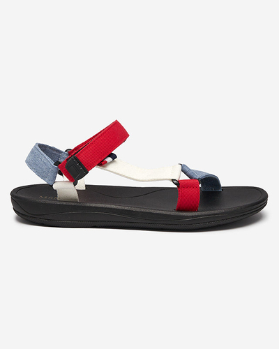 Naiste punasest kangast sandaalid Ojo- Footwear