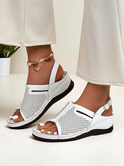 Royalfashion Women's Low Wedge Sandals Mira