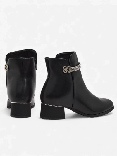 Women's Ankle Boots with Cubic Zirconia Qurette