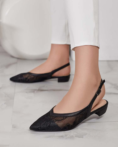 Royalfashion Женские сандалии а'ля балерина с кружевом Benoce