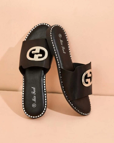 Royalfashion Naiste Fim lamedatallalised flip-flops