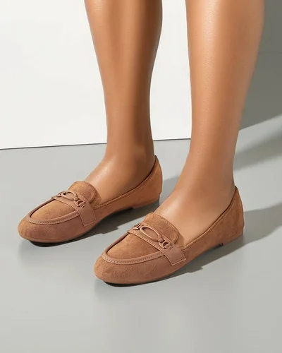 Royalfashion Женские лоферы из экозамши Zammei