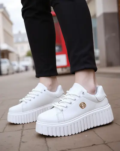 Royalfashion Women's Platform Sneakers Zolio