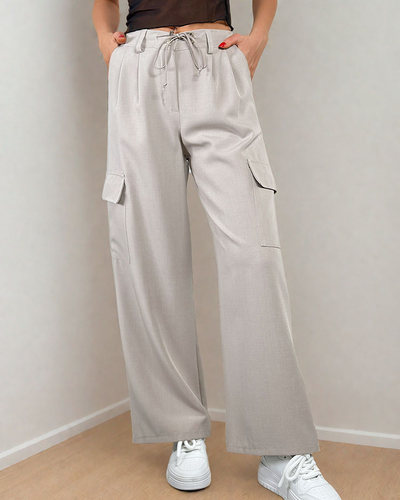 Royalfashion Women's wide pants with pockets
