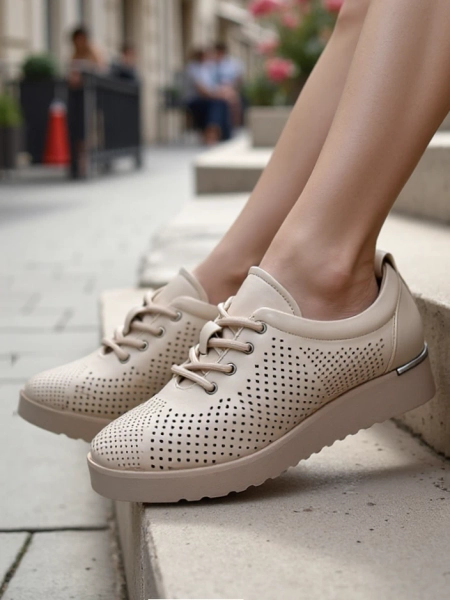 Royalfashion Naiste perforatsiooniga sussid Gofielle