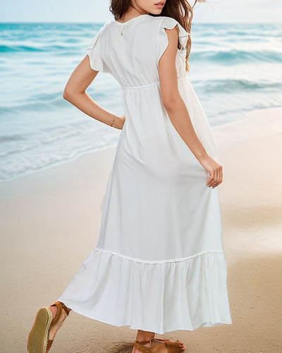 Royalfashion Naiste pikk pitsiga kleit