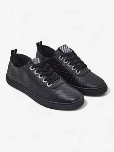 Royalfashion Women's sneakers with rhinestones Cytorrie