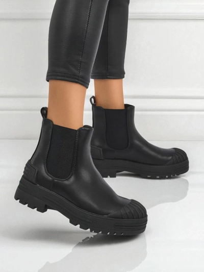 Amber Veil Platform Ankle Boots