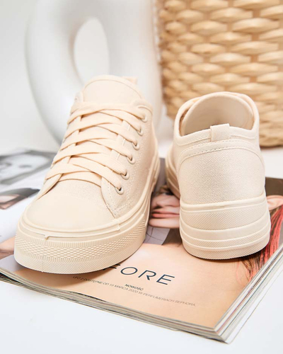 Royalfashion Women's Classic Lace-up Sneakers Seleas