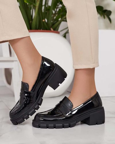 Royalfashion Women's moccasins on a low post Denebel