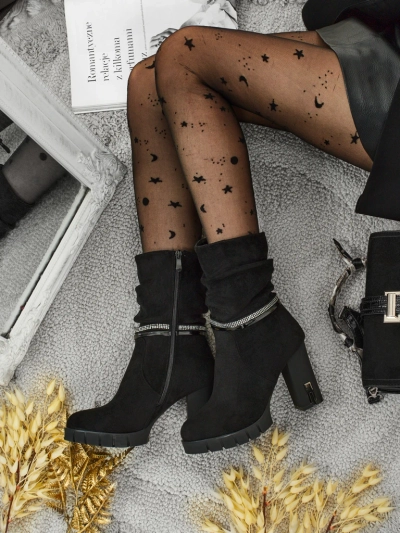 Naiste öko-seemisnahast plokk-kontsaga poolsaapad BrambleDusk