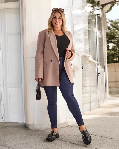 Royalfashion Naiste Treggings PLUS SIZE Püksid