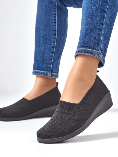 Royalfashion Women's loafers on a low wedge Epoles