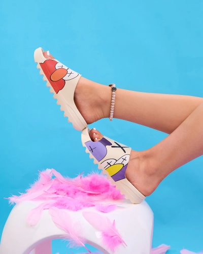 Beeži värvi naiste sussid Elmino - Kingad