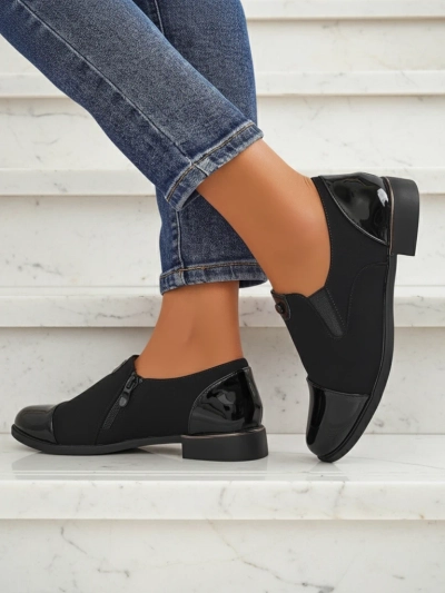 Aurelia Nero - elegant Royalfashion women's shoes made of matte leather