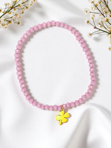 Royalfashion Women's bracelet with clover charm