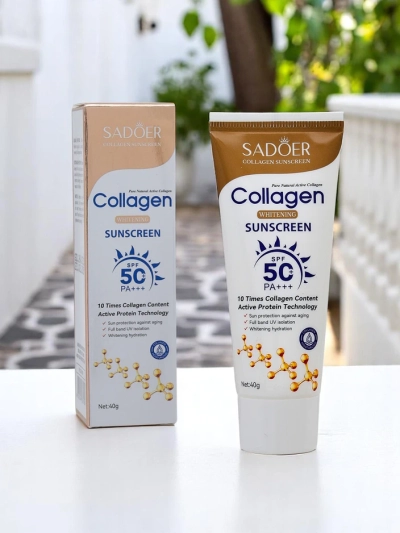 Sadoer Sunscreen Cream SPF 50 with Collagen